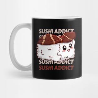 Sushi addict Cute Kawaii I love Sushi Life is better eating sushi ramen Chinese food addict Mug